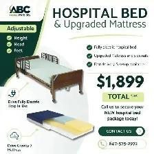 NEW Hospital Bed & Upgraded Mattress – ABC Home Mobility