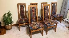 Mid century. TEAK TECK. Ensemble salle à manger. 6 chaises chair - Photo 3