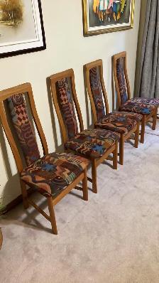 Mid century. TEAK TECK. Ensemble salle à manger. 6 chaises chair - Photo 4