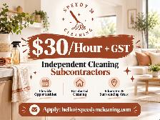 Cleaning Subcontractors Wanted – $30/hr   GST - Photo 2