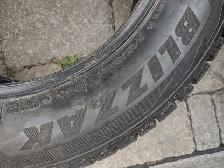 -4 pneus hiver Bridgestone Blizzak 245-60R18 excellent état - Photo 6