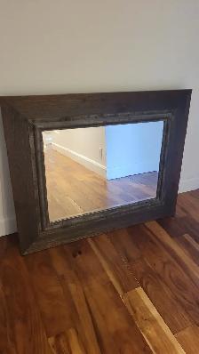 Miroir Bois et métal