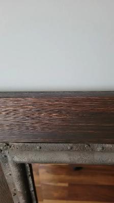 Miroir Bois et métal - Photo 2