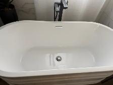 Bain autoportant avec lignes (4) - Photo 2