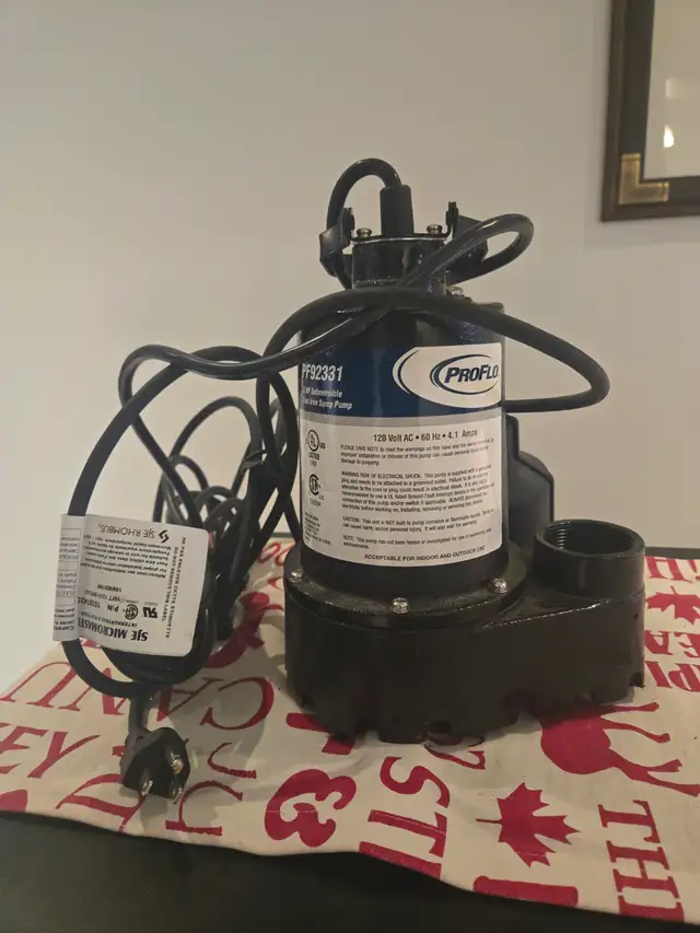 Pro Flow Sump Pump New