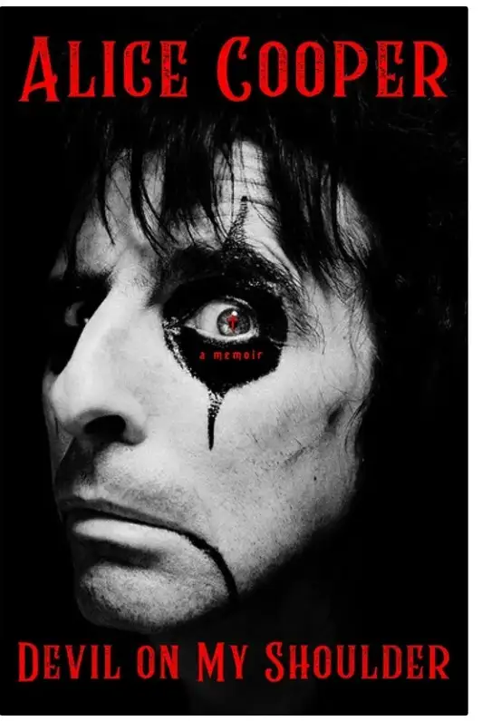ALICE COOPER 'Devil on My Shoulder' New Book $35!