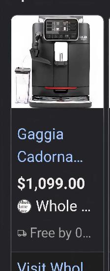 Gaggia Cadorna Milk full automatic espresso coffee machine - Photo 6
