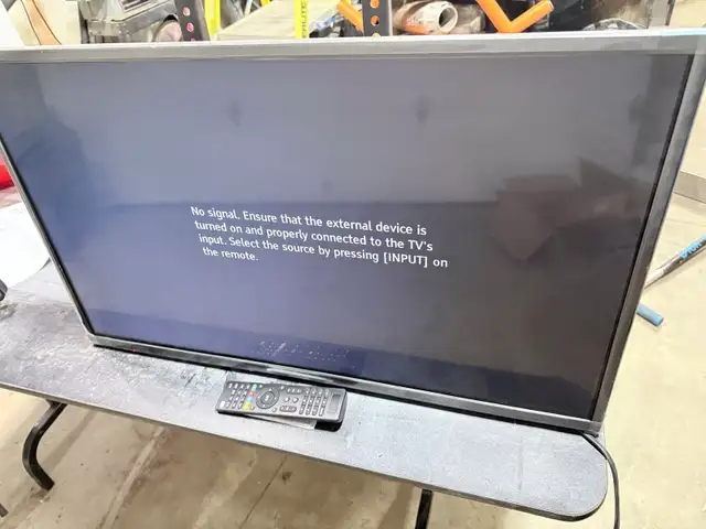 32" Panasonic non-smart TV with remote and wall mount