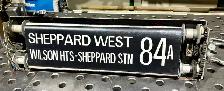 Vintage Toronto Transit Commission (TTC) Bus Roll Sign (RARE!)