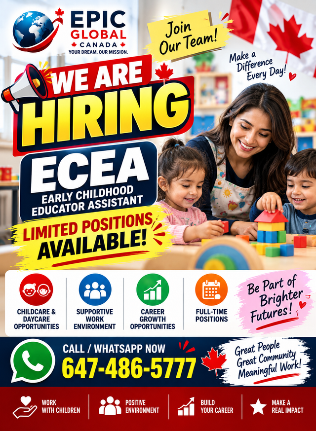 WE ARE HIRING ECEA