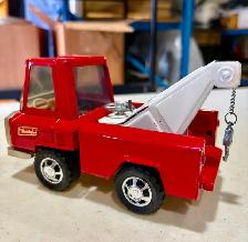 Vintage "Buddy L Jr." Pressed Steel Toy Tow Truck w Original Box - Photo 4