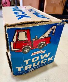 Vintage "Buddy L Jr." Pressed Steel Toy Tow Truck w Original Box - Photo 8