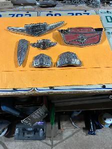 Vintage hood emblems