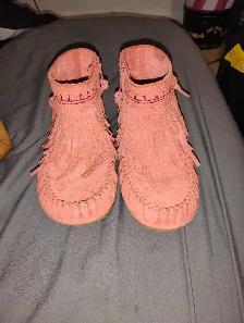 Manitobah Suede Dancer Moccasinssize lady's 6 - Photo 3