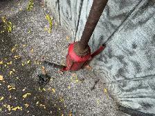 1945 Red Cast Iron & Steel Lever/Piston  Hand Water Pump ! - Photo 9
