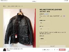 Miline motorbike leather jacket used twice only - Photo 4