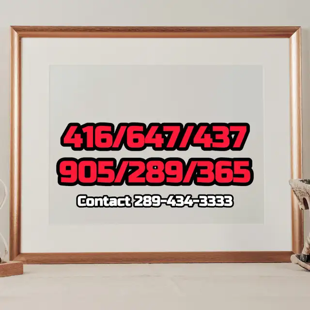 416/647/905/289 Phone Numbers Memorable Vip Phone Numbers