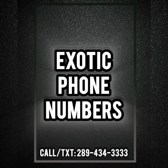 Exotic Phone Numbers Memorable Vip Phone Numbers