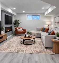 Spacious Modern 900 Sq. Ft. 1 Bedroom Basement Suite – Keswick - Photo 2