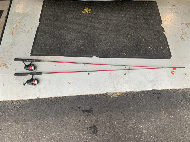 Youth fishing rods with reels