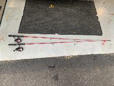 Youth fishing rods with reels