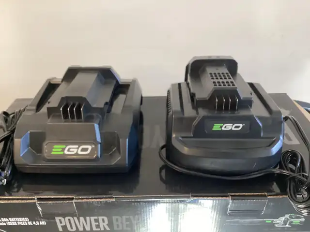 NEW EGO BATTERY CHARGERS