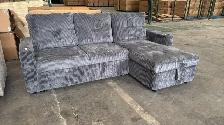 Brand New Corduroy Sleeper Sectional Sofa Bed - Photo 2