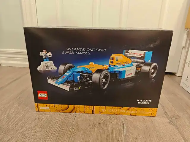 BNIB LEGO Icons 10353 Williams Racing FW14B & Nigel Mansell
