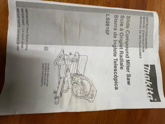 Makita mitre saw