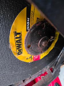 14' Cut-Off Saw With Dewalt Metal Cutting Wheel - Photo 2