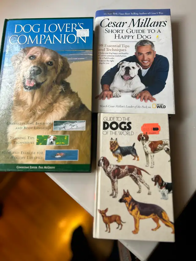 3 GREAT BOOKS FOR DOG LOVERS