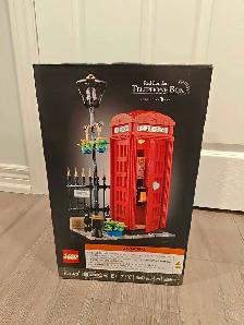 BNIB LEGO Ideas 21347 Red London Telephone Box