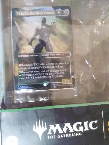 MTG Magic the Gathering Marvel Legends Black Panther Card New - Photo 3