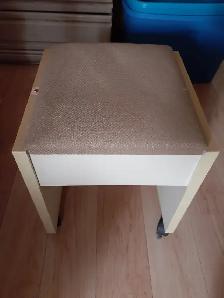 Banc sur roulettes