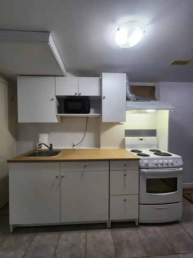 1 bedroom basement apartment  $1300, walkable to Square one, 403