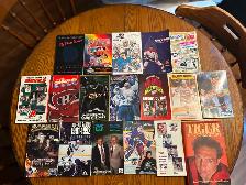 17 HOCKEY TEAMS YEAR BOOKS PLUS TIGER