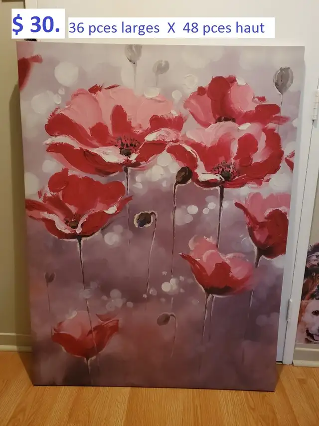 Tableaux et toiles pour la maison.