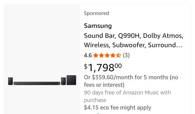 Samsung Soundbar HW-Q990H