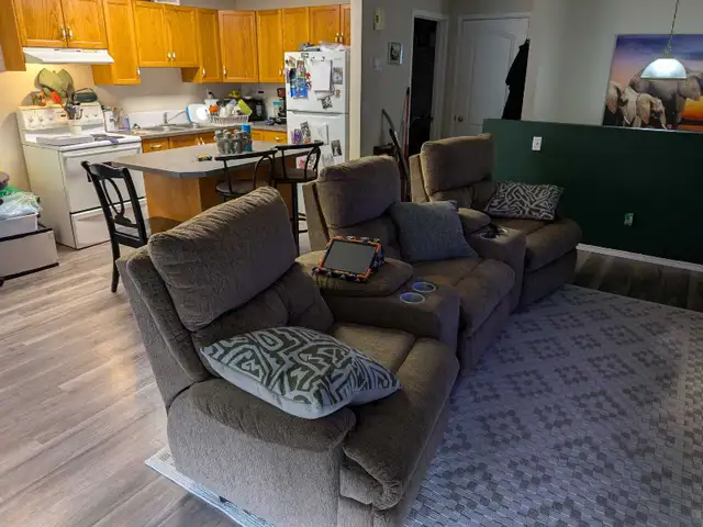 reclining sectional 5 piece couch