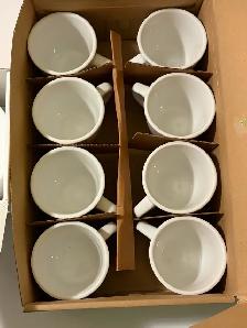 World Porcelana Cups and  Arcorocy Saucers (Set of 8) - Photo 2