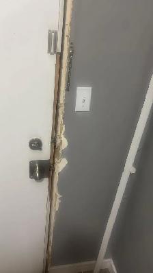 Door Fixing Realigning Dead Bolts & Strike Plates. Deadbolt Misa