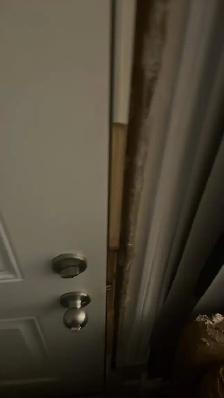 BUSTED DOOR IS NOT CLOSING EASY, dead bolt is stuck. CONTACT US - Photo 9