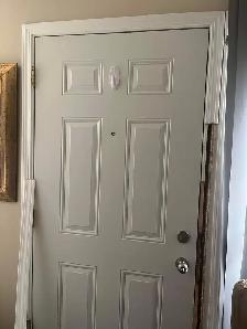 BUSTED DOOR IS NOT CLOSING EASY, dead bolt is stuck. CONTACT US - Photo 10