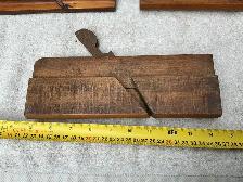 Set of 3 Antique Wooden Hand Molding Planes No Blades ! - Photo 4
