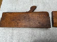 Set of 3 Antique Wooden Hand Molding Planes No Blades ! - Photo 6