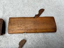 Set of 3 Antique Wooden Hand Molding Planes No Blades ! - Photo 7