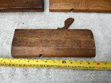 Set of 3 Antique Wooden Hand Molding Planes No Blades ! - Photo 8