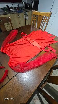 Costume Diable Halloween pour femme - Photo 3