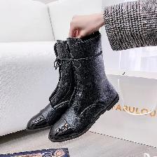 Martin Bottes Mi-Mollet Plateforme Imperméable