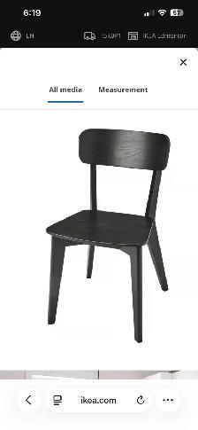IKEA Lisabo Chair - black - Photo 4
